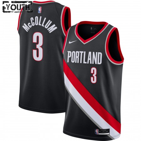 Dres Portland Trail Blazers C.J. McCollum 3 2020-21 Nike Icon Edition Swingman - Dječji
